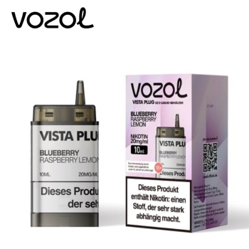Vozol Vista Plug Ez - Blueberry Raspberry Lemon - Pods 20mg